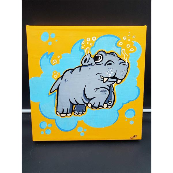 Hippo Art Painting
