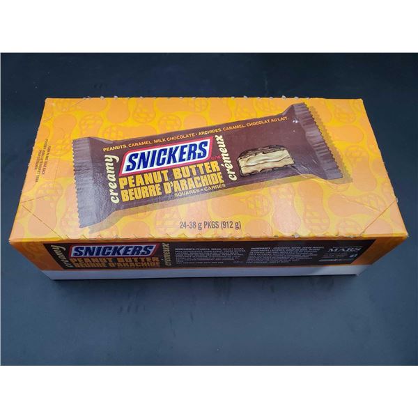 Creamy Snickers Peanut Butter Candy Bars (24 x 38g)