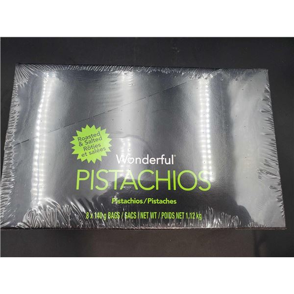 Roasted & Salted Wonderful Pistachios (8 x 140g)