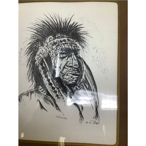 Indigenous Lithograph 8x10 - Stoney #116