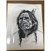 Image 1 : Indigenous Lithograph 8x10 - One Bull Sioux #112
