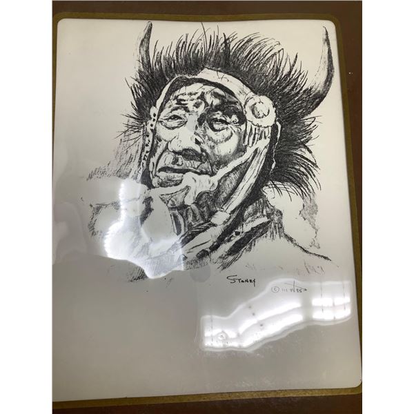 Indigenous Lithograph 8x10 - Stoney #112