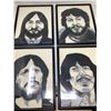 Image 5 : Beatles Set of 4  - D. Mciver original framed portraits