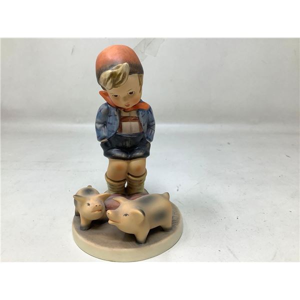 Vintage Hummel figurine - Farm Boy Schweinehirt