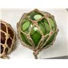 Image 3 : Japanese Blown Glass fishing Floats - lot of 2