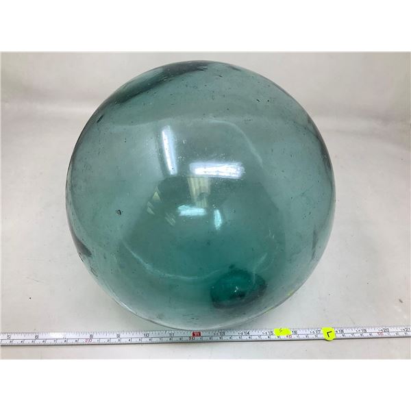 Japanese Blown Glass fishing Floats - lot of 1 approx 10 inch