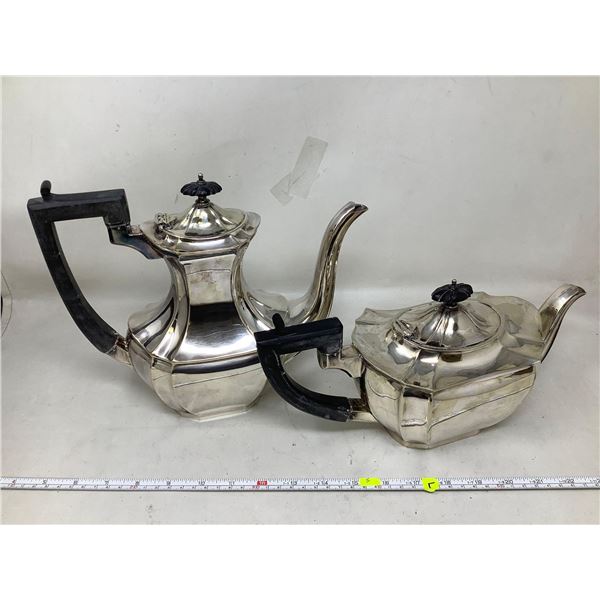 HRS & Co Set of Silver Plated Coffee & Tea Service