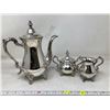 Image 1 : BM Spout Silver Plated coffee service set - 3 pce