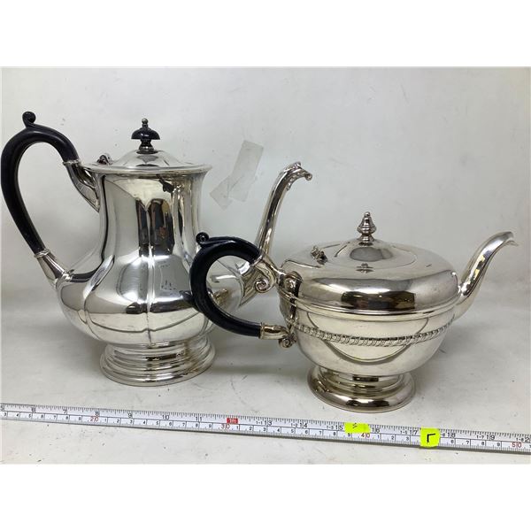 Viking Silver Plated Vintage Coffee & Tea service Pots