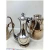 Image 4 : Silver Plated Lot of 3 Vintage Coffee Service