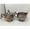 Image 1 : Viking Silver Plate vintage cream & sugar set