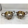 Image 1 : Viking Silver Plate vintage cream & sugar set