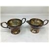 Image 1 : Viking Silver Plate vintage cream & sugar set