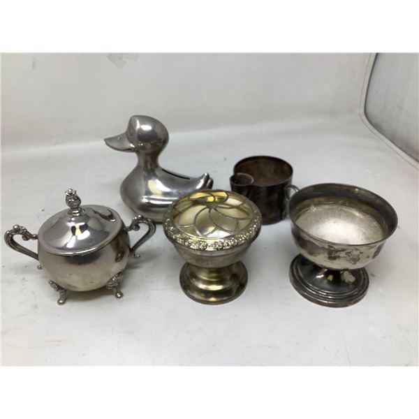 Silver Plate Assorted service items lot of 5