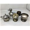Image 1 : Silver Plate Assorted service items lot of 5