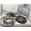 Image 1 : Lot of 8 items vintage silver service items