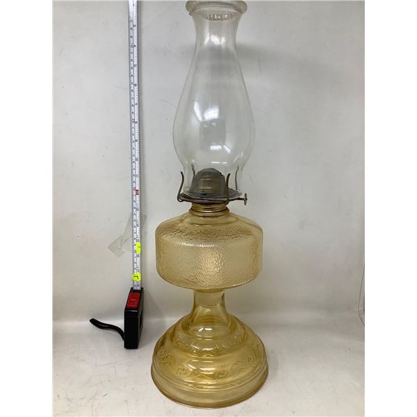 Vintage Large Glass Oil Lamp