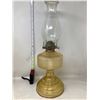 Image 1 : Vintage Large Glass Oil Lamp
