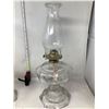 Image 1 : Vintage Large Glass Oil Lamp
