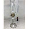 Image 1 : Vintage Large Glass Oil Lamp