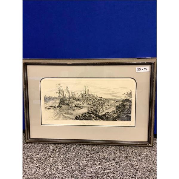 Framed Artwork Rick Charles original - The Gulch