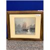 Image 1 : Framed Artwork Sailboat - 20 x 24