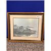 Image 1 : Framed Artwork fog town - 17 x 21