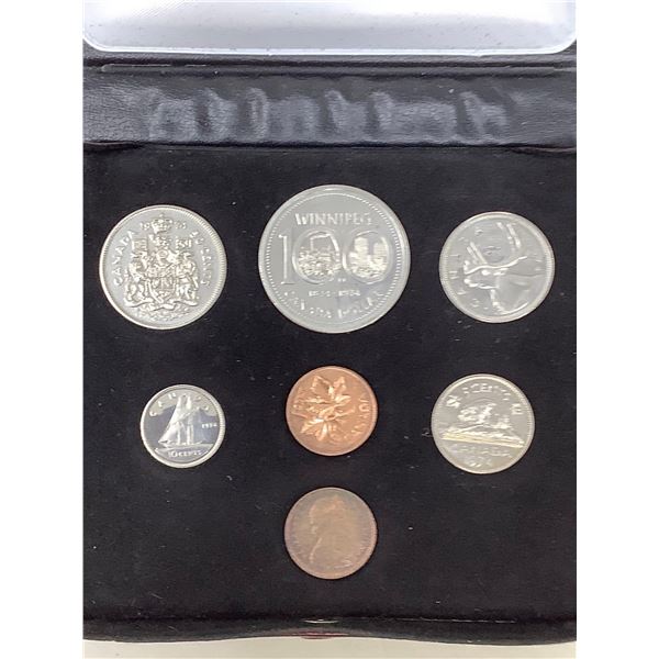 Royal Canadian Mint 1874-1974 double penny coin set