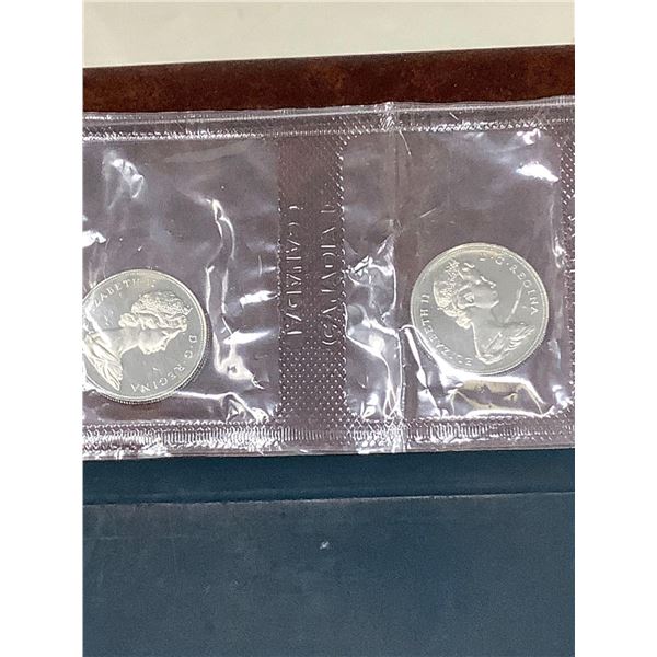 Royal Canadian Mint proof sealed 1969 Dollar Coins lot of 2