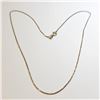 Image 1 : 10K Yellow Gold 1.8G 16" Necklace, Suggested Retail Value $500