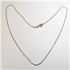 Image 1 : 10K Yellow Gold 1.81G 17" Necklace, Suggested Retail Value $500