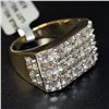 Image 2 : Silver Cubic Zirconia(6.15ct) Ring (~weight 10.25g), Suggested Retail Value $520