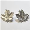 Image 1 : Silver Maple Leaf Earrings, Suggested Retail Value $70