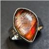 Image 2 : Silver Canadian Ammolite Ring, Suggested Retail Value $200