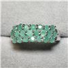 Image 1 : Silver Emerald Ring, Suggested Retail Value $240