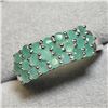 Image 2 : Silver Emerald Ring, Suggested Retail Value $240