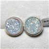 Image 1 : Silver Genuine Gemstone Earrings, Suggested Retail Value $120