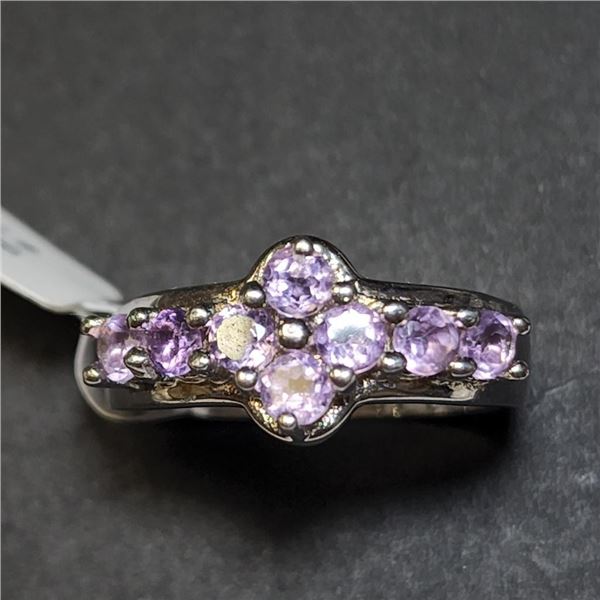 Silver Amethyst Ring, Suggested Retail Value $200