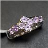 Image 2 : Silver Amethyst Ring, Suggested Retail Value $200