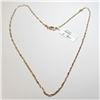 Image 1 : 10K Yellow Gold 2G 17" Necklace, Suggested Retail Value $600