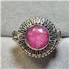 Image 2 : Silver Ruby Ring, Suggested Retail Value $240