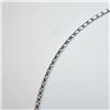 Image 2 : 10K White Gold 0.83G 17" Necklace, Suggested Retail Value $200
