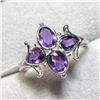 Image 2 : Silver Amethyst Ring, Suggested Retail Value $160