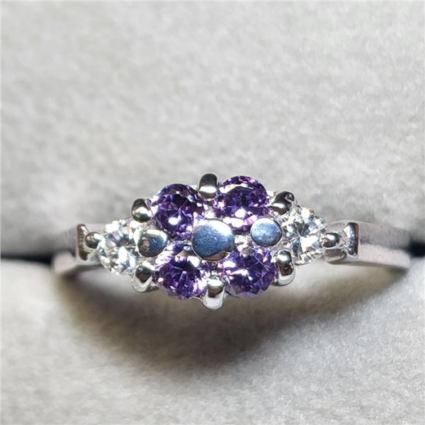 Silver Amethyst Ring, Suggested Retail Value $200