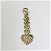 Image 1 : 14K Yellow Gold 0.68G Pendant, Suggested Retail Value $200