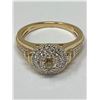 Image 4 : Gents 14K Gold .73 Carat Cluster Natural Diamond Ring with certificate value $15,400.00