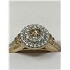Image 5 : Gents 14K Gold .73 Carat Cluster Natural Diamond Ring with certificate value $15,400.00