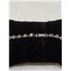 Image 3 : Natural Tourmaline ,multi color gemstone tennis bracelet 8.20 carat in .925 silver with certificate 