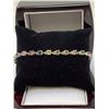 Image 5 : Natural Tourmaline ,multi color gemstone tennis bracelet 8.20 carat in .925 silver with certificate 