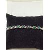 Image 1 : Natural Black Opal 8.60 Carat Multi Stone Tennis Bracelet .925 silver with certificate value $1500.0